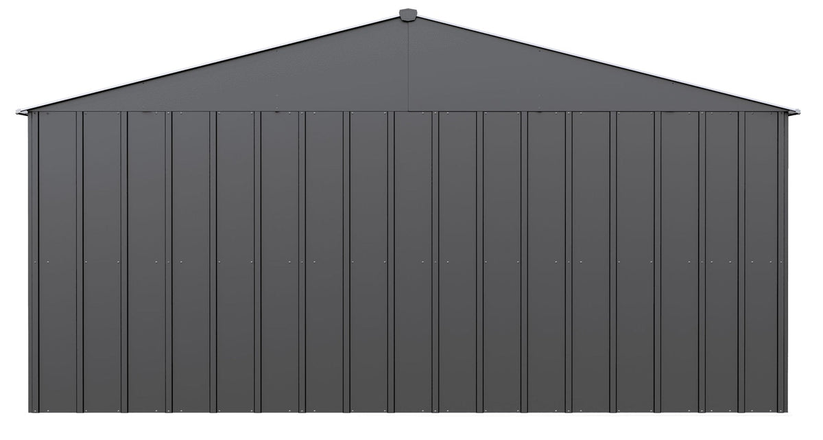 Arrow Classic 14x12-ft Charcoal Lockable Metal Shed