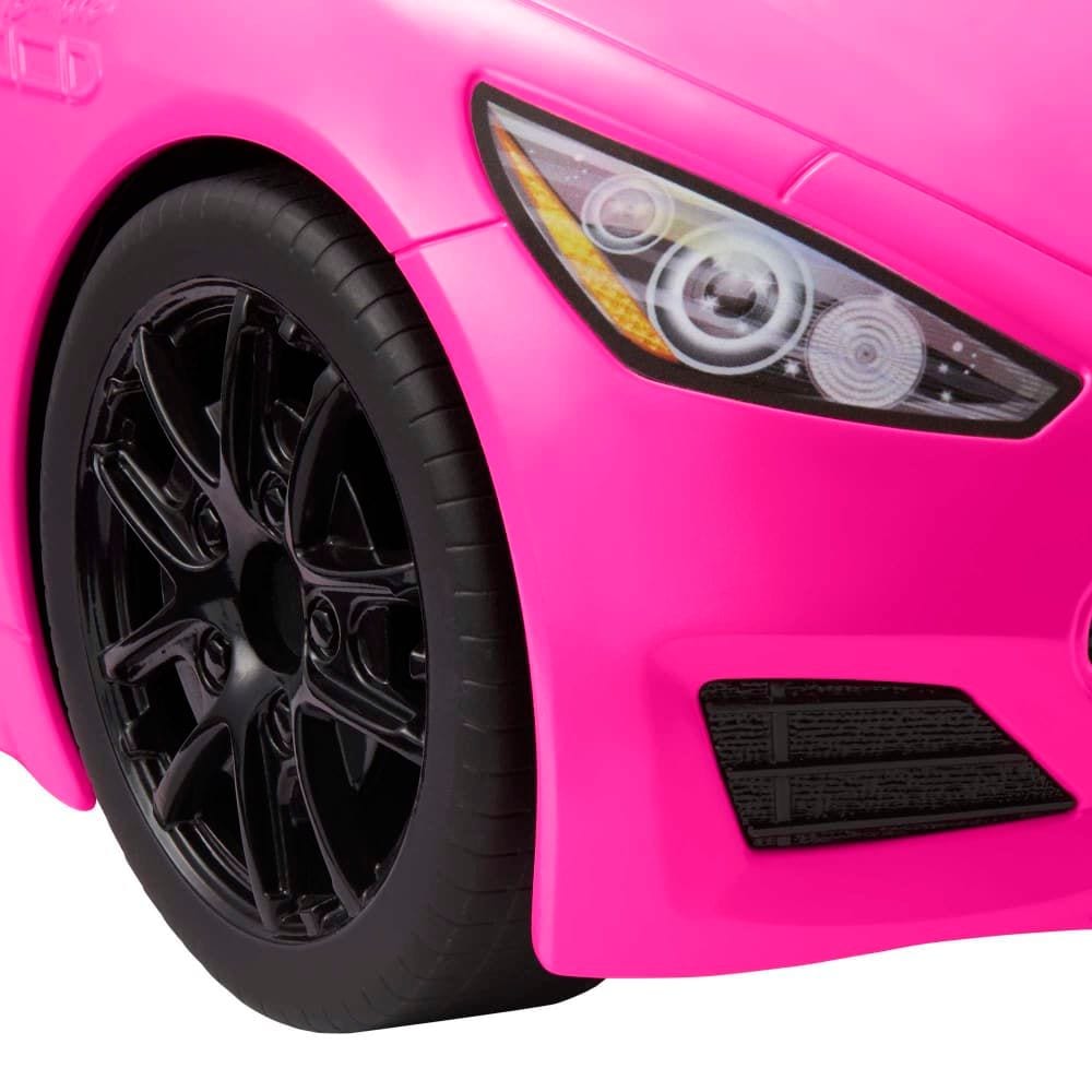 Barbie 2021 Pink Convertible Car for 2 Dolls, Ages 3+