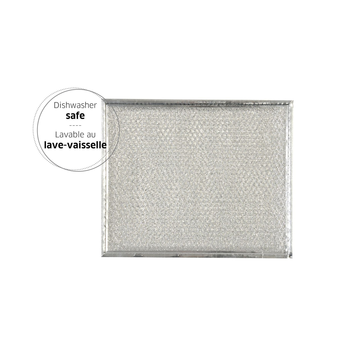 Broan RF48A Aluminum Wire Mesh Replacement Filter for Broan 48000 Series Range Hoods