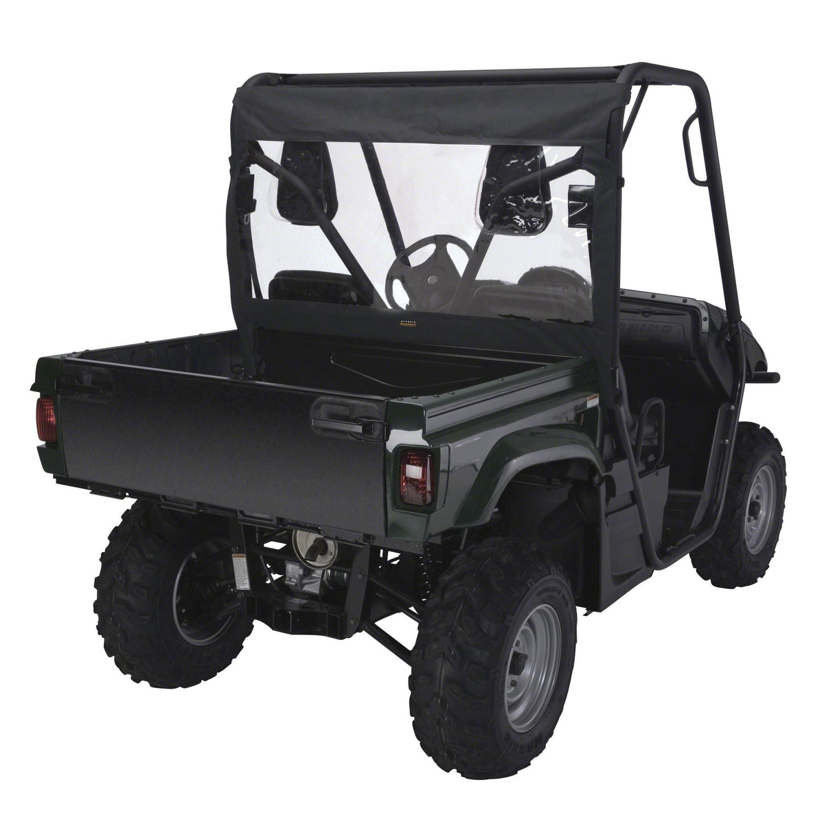Classic Accessories 78637 QuadGear UTV Rear Windshield for Yamaha Rhino, Black