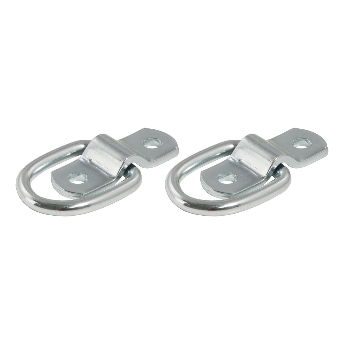 CURT 1-in x 1-1/4-in Surface-Mounted Tie-Down D-Rings, 1200-lb, 2-pk
