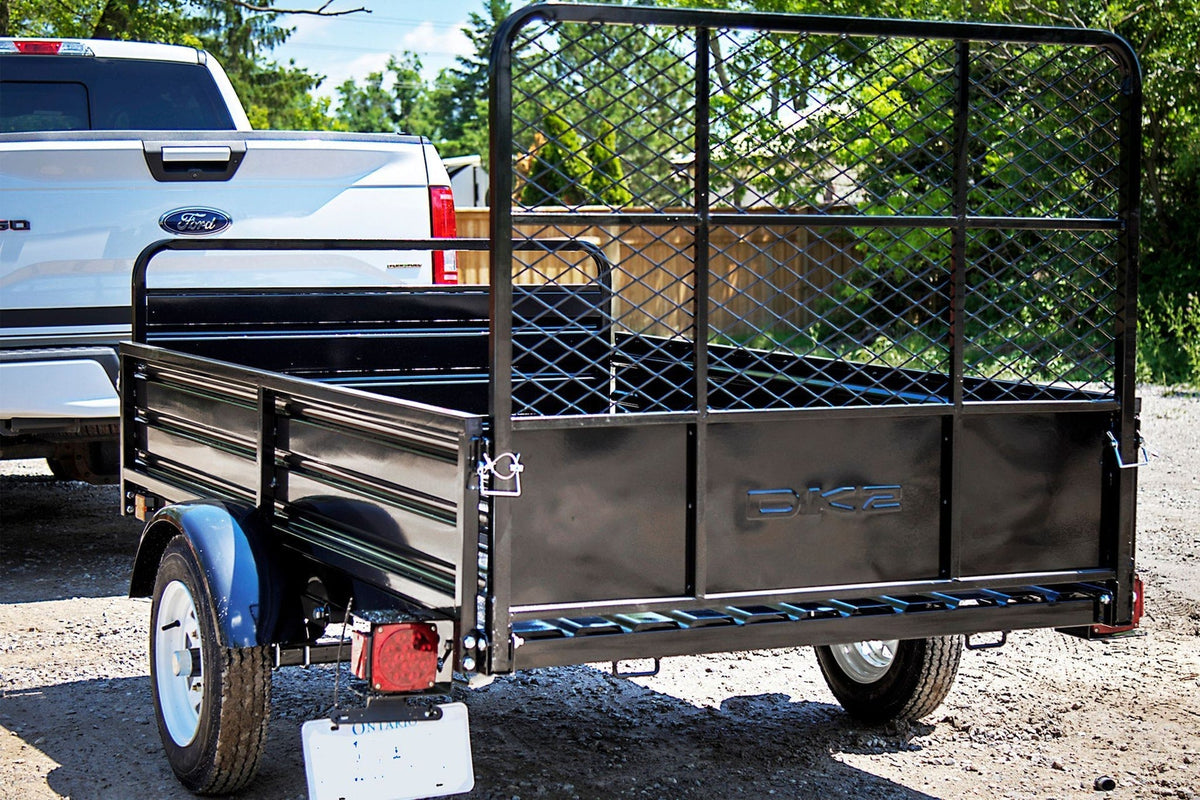 Detail K2 Mighty 5x7 Multi-Utility Boxed Trailer with Drop Down Gate