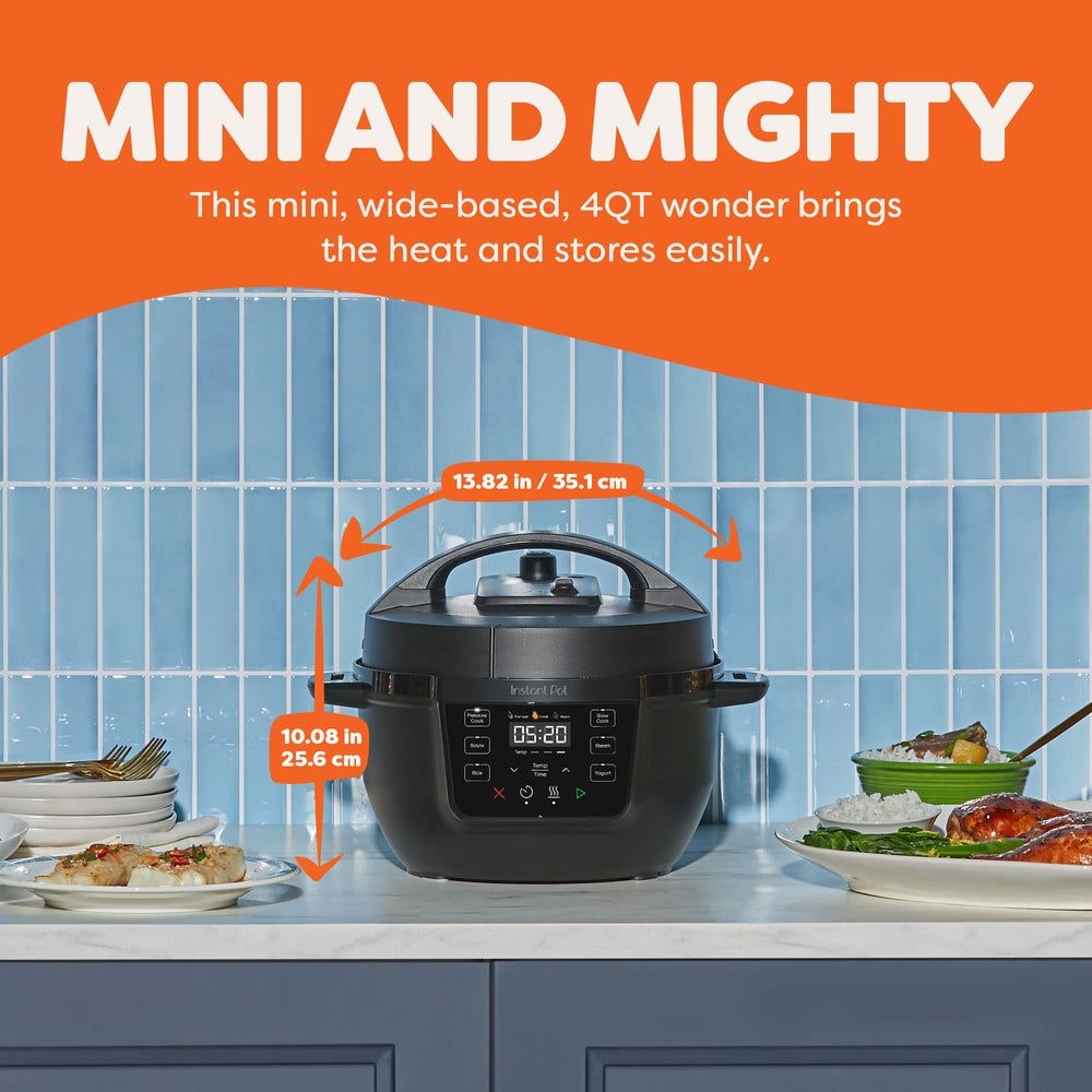 Instant Pot Rio Mini Pressure Cooker with Easy Release, 4-qt