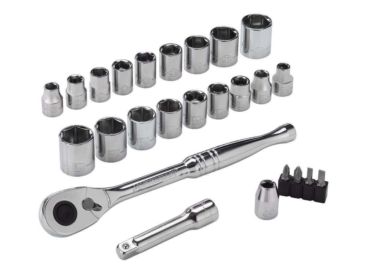 Mastercraft 25 Piece 3/8" Drive Socket Set