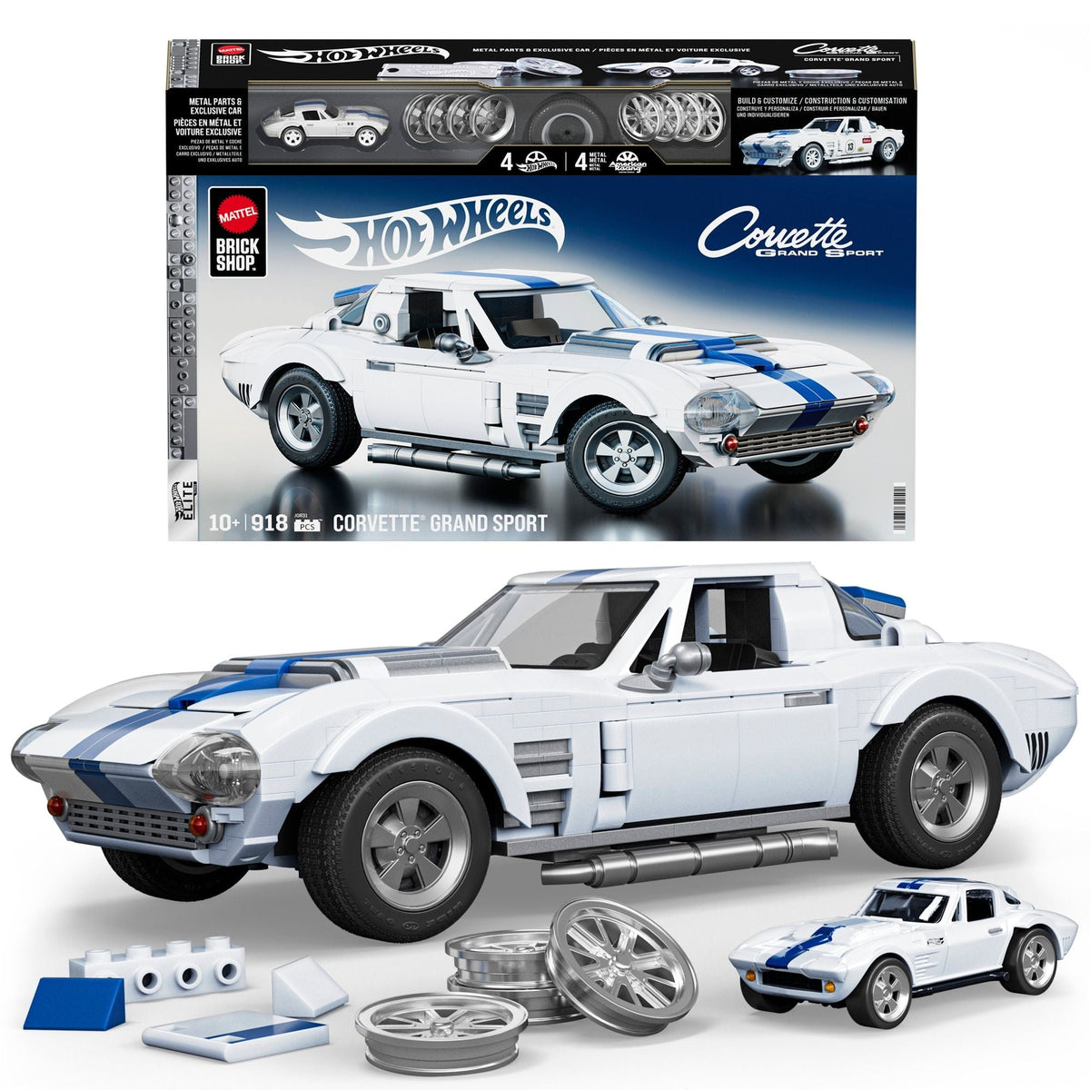 MEGA Hot Wheels Elite Series for Ages 8+, Corvette