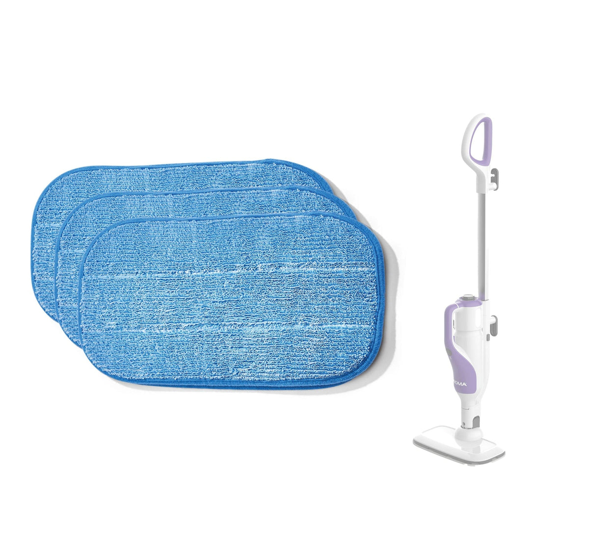 NOMA Steam Mop Replacement Pads, 3-pk