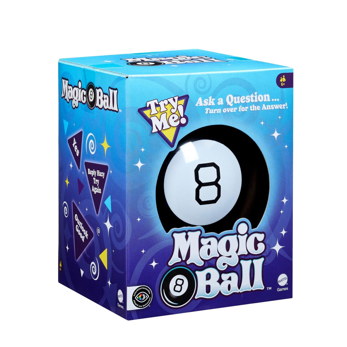 Original Magic 8 Ball Novelty Toy, Assorted Colours