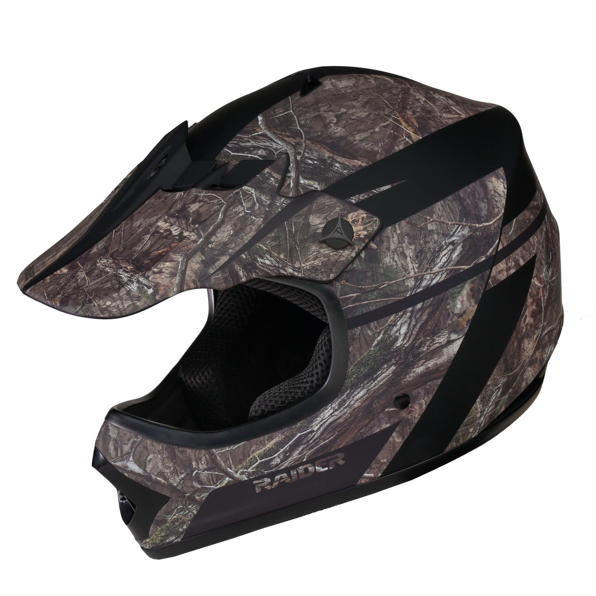 Raider Ambush V2 Off-Road Helmet, Youth, Mossy Oak, Assorted Sizes