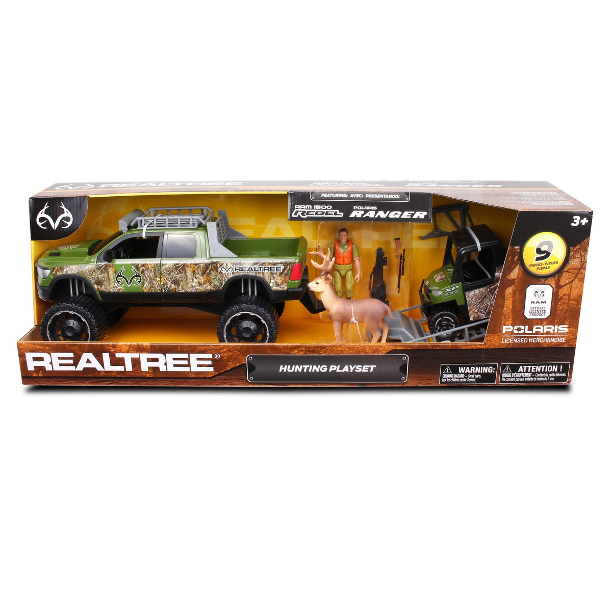 RT Ram 1500 Rebel with Polaris Ranger Playset, 9-pc