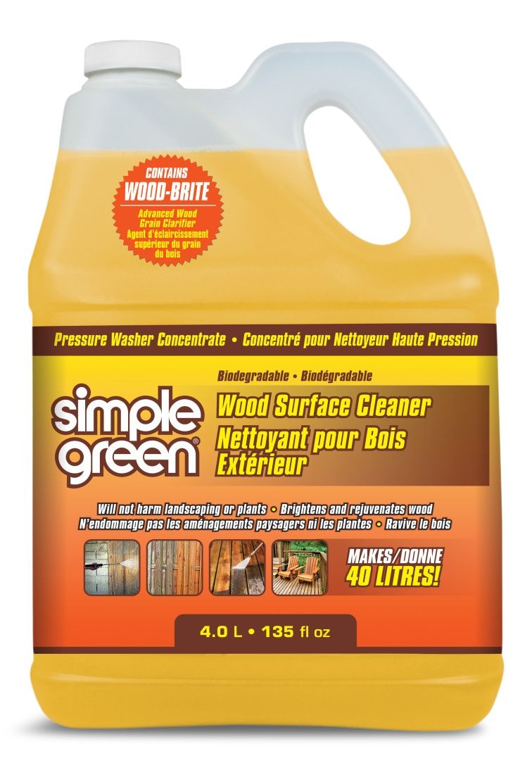 Simple Green Wood Surface Concentrate Pressure Washer Detergent, 4L