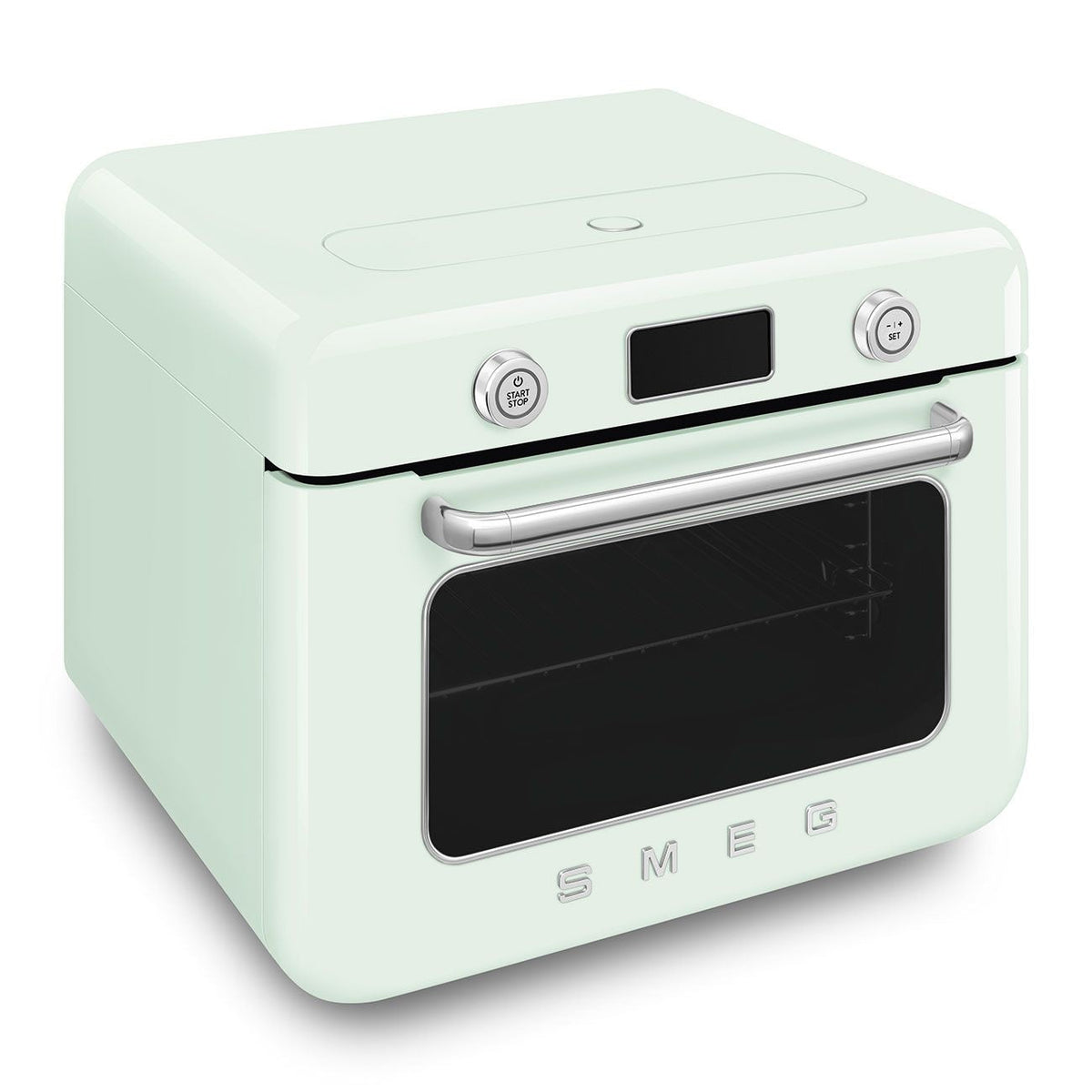 SMEG Combi Multifunction Steam Oven with Airfry, Pastel Green