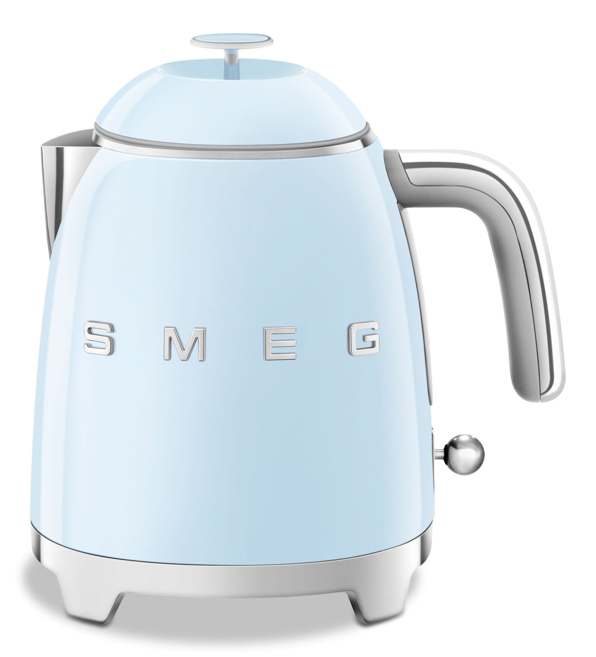 Smeg Retro Style Electric Mini Kettle with Cordless Base, Light Blue, 0.8-L