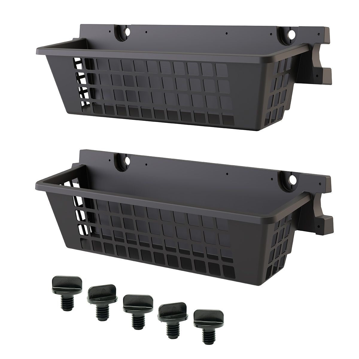 Suncast Resin Basket Shed Accessory with EZ Bolt, 2-pk