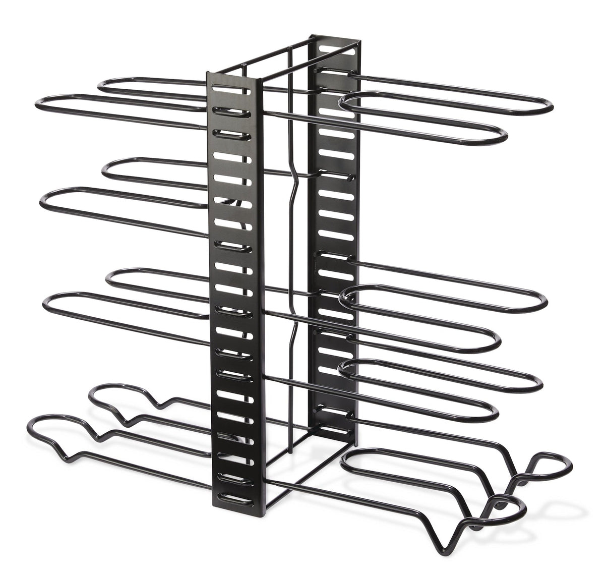 type A Perspective Adjustable Cookware Organizer, Black