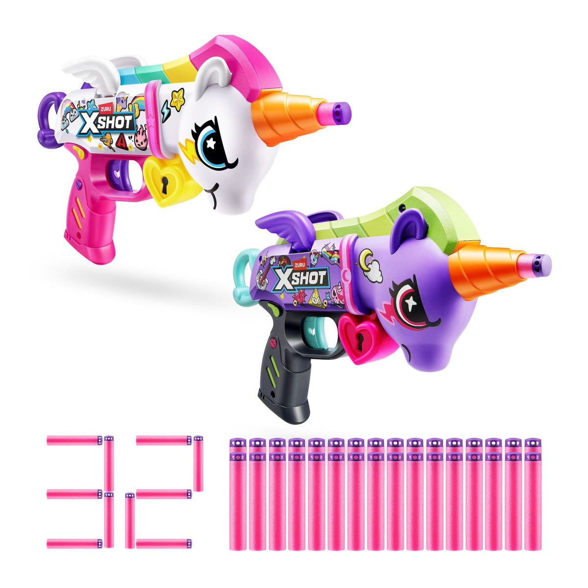 Xshot Blastercorn Series 1 Unicorn Blaster 2pk