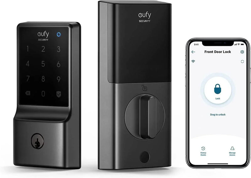 eufy Security Smart Lock C210, 5-in-1 Keyless Entry Door Lock, Built-in WiFi Deadbolt N4