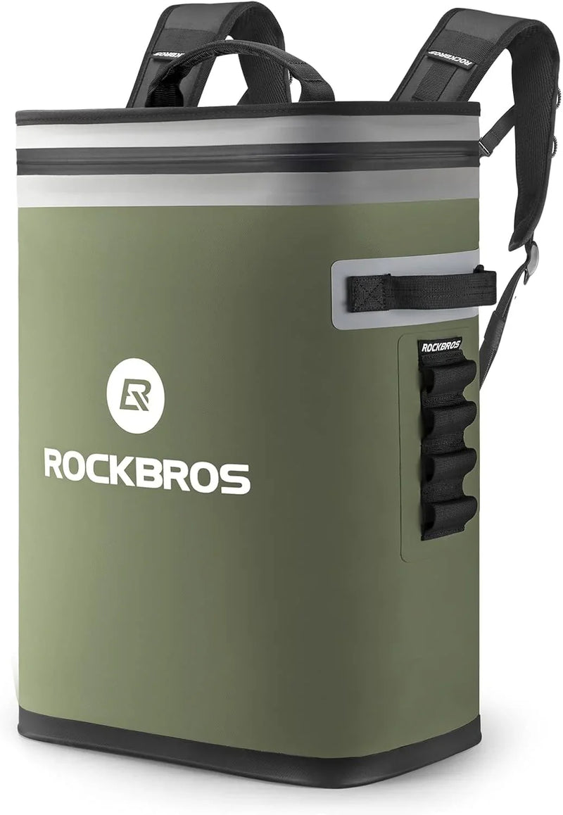 Backpack cooler, leak-proof soft-edge cooling bag, waterproof and insulated backpack cooler, 36 capacity soft cooling bags, suitable for camping, fishing, parties, and picnics. T0