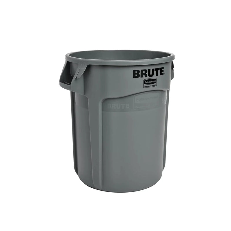 Heavy-duty round trash can / dumpster, 20-gallon capacity, white, suitable for outdoor garbage containers in places such as garden workers / construction workers / restaurants / backyards / offices / storage areas, 6 pieces per set. D6