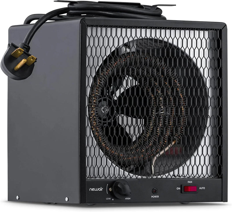 Portable Heater (240V) Portable Electric Garage Heater Heats Up to 600 sq. ft. with 6-Foot Cord Wrap and Carrying Handle | 5600 Watt Portable Electric Shop Heater for Garage and Work Shop Z2
