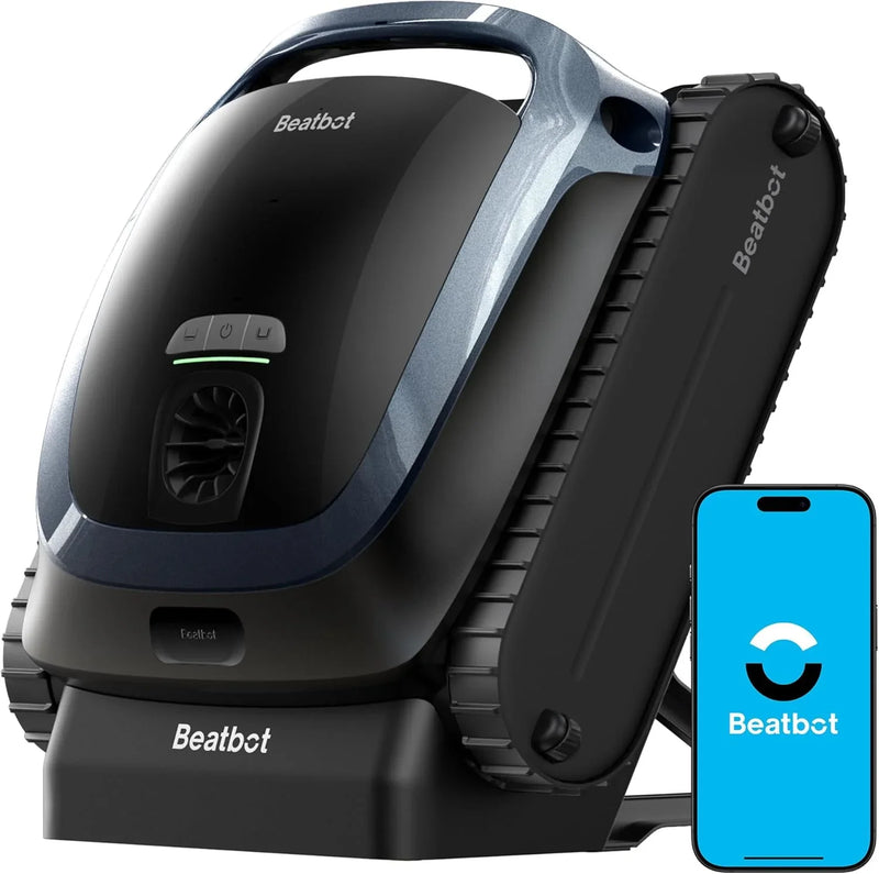 AquaSense 2 Cordless Robotic Pool Vacuum Cleaner, Smart Surface Parking, Double-Pass Waterline Scrubbing, Cleans Floor, Walls, and Waterline, Above & In-Ground Pools up to 3,230 sq.ft - Blue Q7