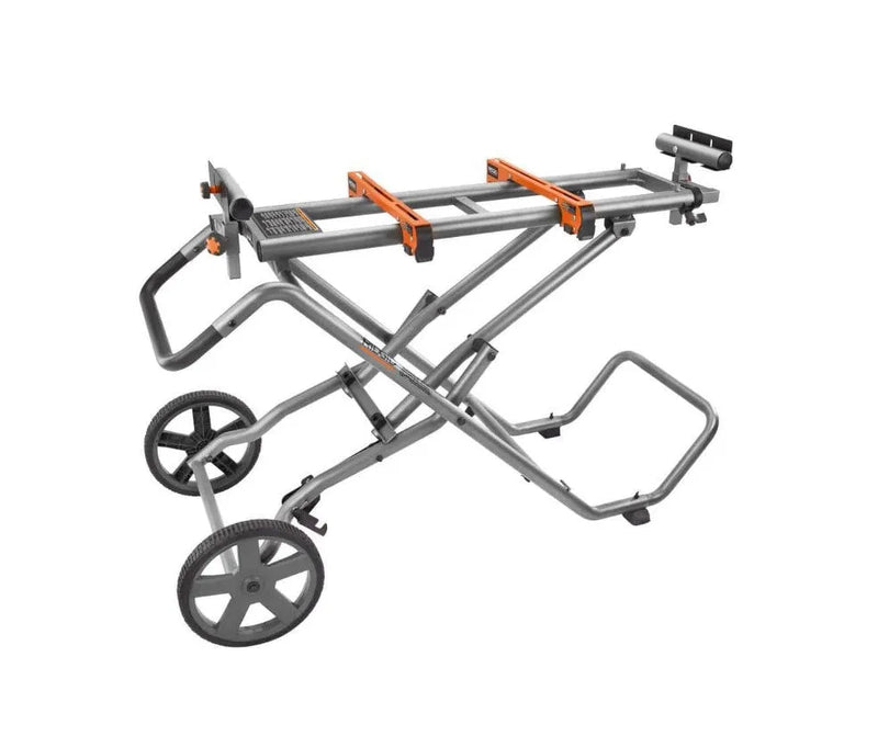 Universal Mobile Miter Saw Stand with Mounting Braces Q1
