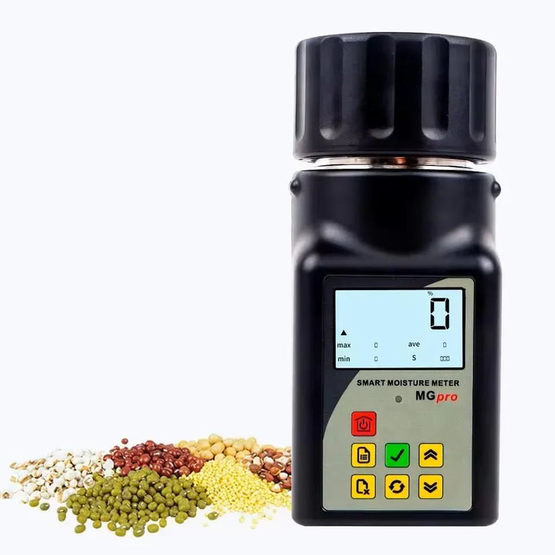 Portable mini grain moisture measuring instrument, suitable for 25 types of grains such as coffee, cocoa, rice, wheat, etc., with 99 sets of data storage function J4
