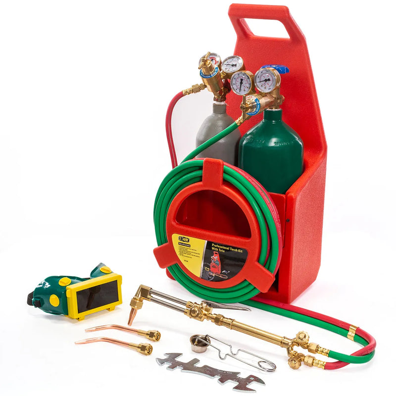 Welding & Cutting Torch Oxygen Acetylene Regulator Set R2