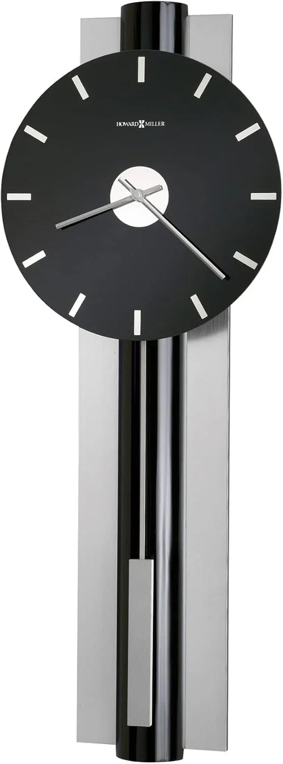 Wall-mounted clock, quartz movement, battery-powered, pointer-style analog display, rectangular pendulum, decorative sturdy frame, nickel-plated surface, wall-mounted installation, perfect home decoration alarm clock D5