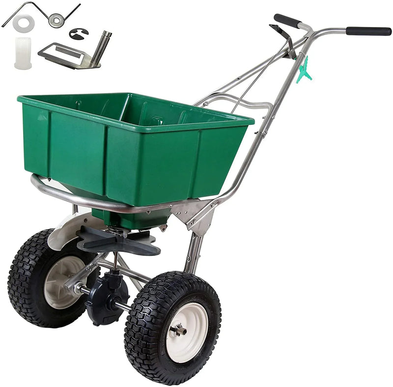 High Wheel Walk-Behind Fertilizer Spreader with Agitator Repair Kit (Bundle, 2 Items) U2