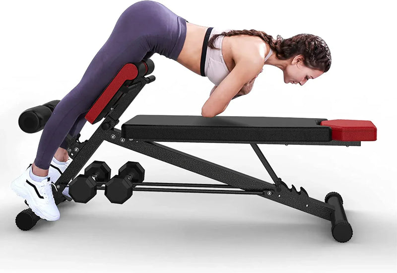 FINER FORM Multi-Functional Adjustable Weight Bench for Total Body Workout G1