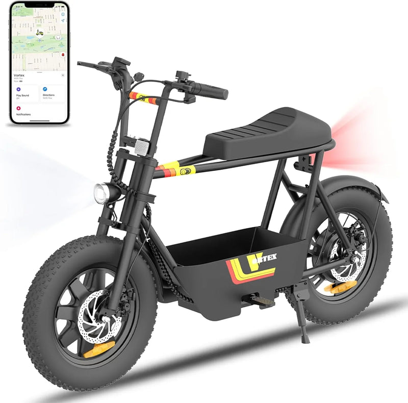 Safe electric scooter | Maximum power 470 watts motor | 16 3-inch wear-resistant rubber tires | Maximum speed up to 32 kilometers per hour, range up to 28 kilometers | Classic style leisure electric scooter, equipped with large storage space P8