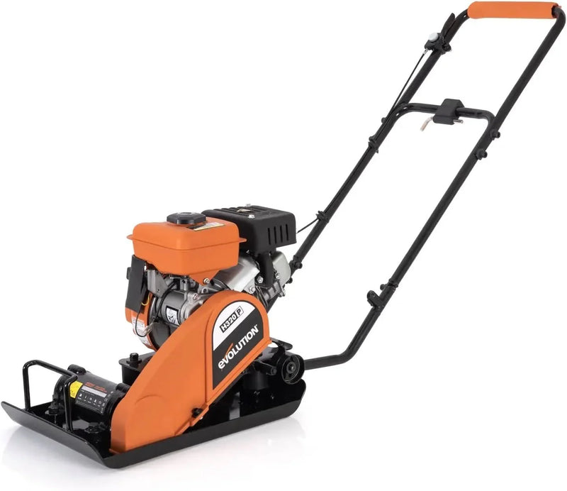 Electric Compactor Plate - Ideal For Levelling Pavement, Artificial Turf Ground Preparation, Patio, Blockwork, Sand, Soil & More Q9
