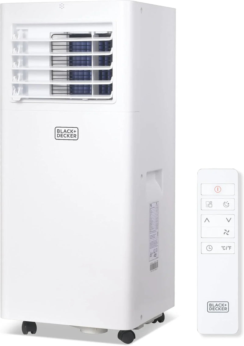 Portable Air Conditioner, 12,000 BTU (8,000 BTU SACC) for Rooms up to 550 Sq. Ft., Portable AC with Follow Me Remote Control and Window Kit, BPACT12WT, White R2