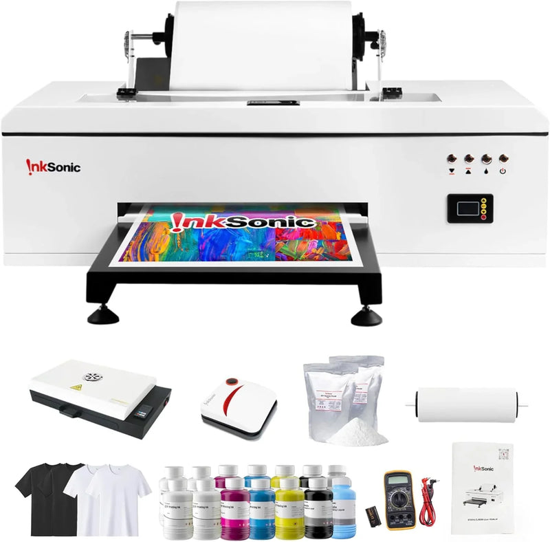 InkSonic R1390 A3 DTF Printer with Oven, T-Shirt Printing Bundle H1