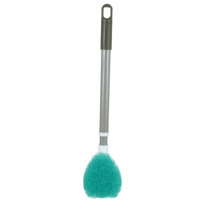 3M Scotch-Brite Non-Scratch Shower & Bath Scrubber/Scrub Brush with Extendable Handle Q1