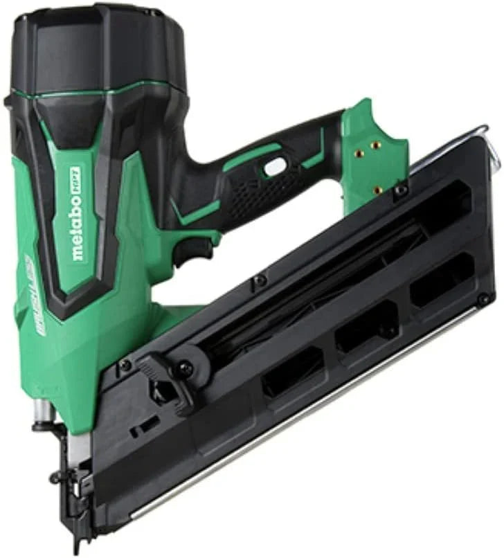 18-volt cordless frame nail gun | Only tool - No batteries | Brushless motor | 2-inch to 3-1/2-inch cut-and-offset circular paper tape nails | 30° magazine | Lifetime tool warranty A0