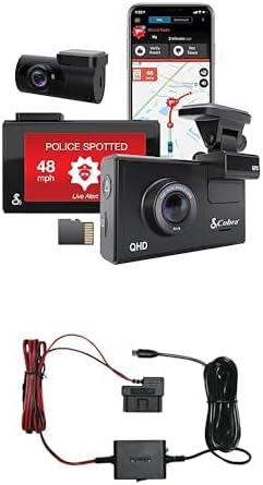 Intelligent driving recorder kit with rear camera Kober 2.5A micro USB hard wire kit L9