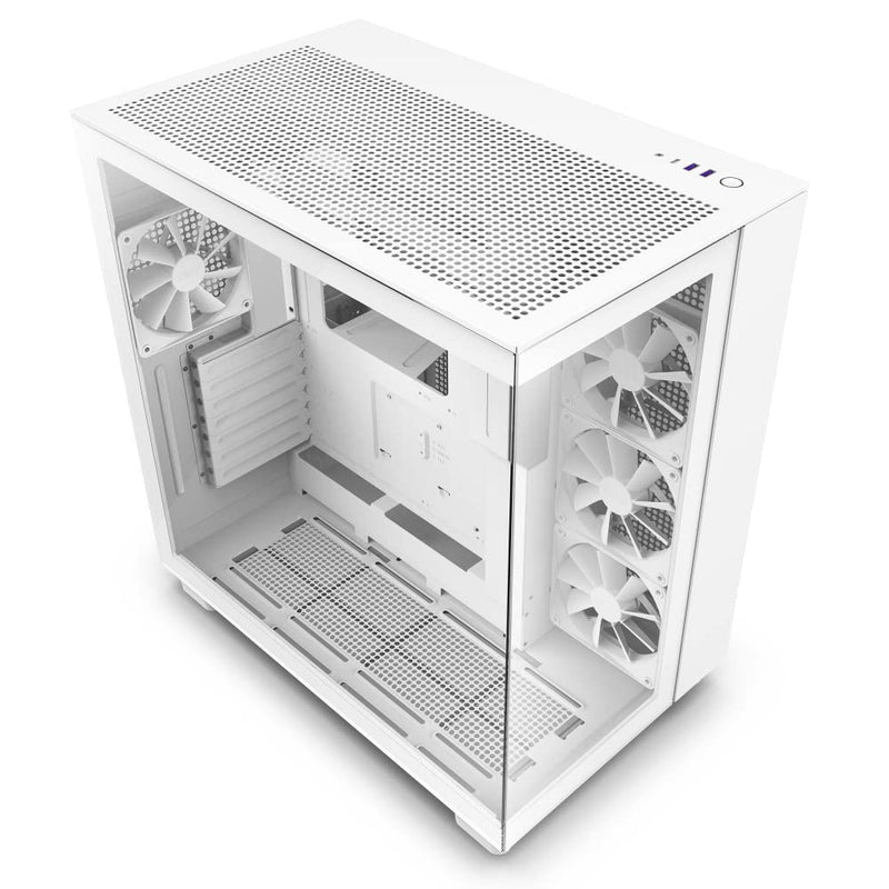 H9 Flow Dual-Chamber ATX Mid-Tower PC Gaming Case P0