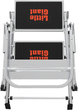 Little Giant Ladder, Safety Step, Three-step Design, 3 feet high, Footrest, Aluminum, Type 1A, Load Capacity 300 pounds