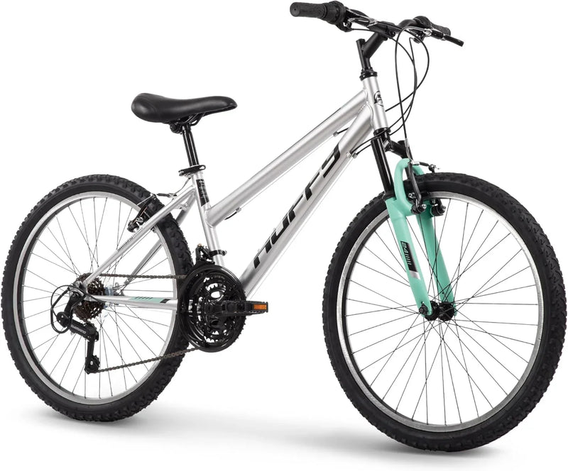Mountain Hardtail Mountain Bike for Boys/Girls/Men/Women, 20"/24"/26" Sizes, 6 or 21 Speed Shimano Twist Shifting, Front or Dual Suspension, Comfort Saddle, Sleek Colors U7