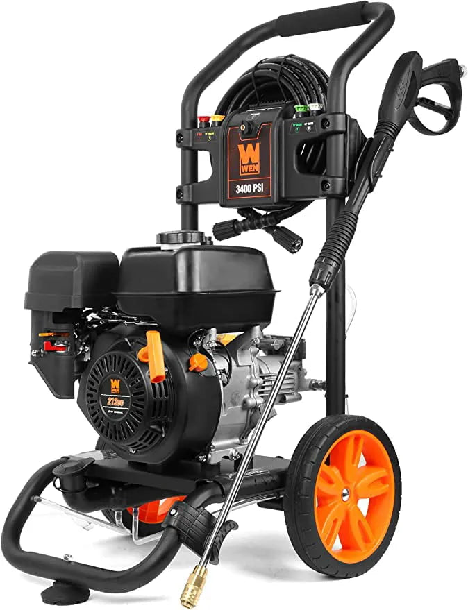 Gas Pressure Washer, 3400 PSI, 2.7 GPM, 212cc Engine, CARB Compliant N9
