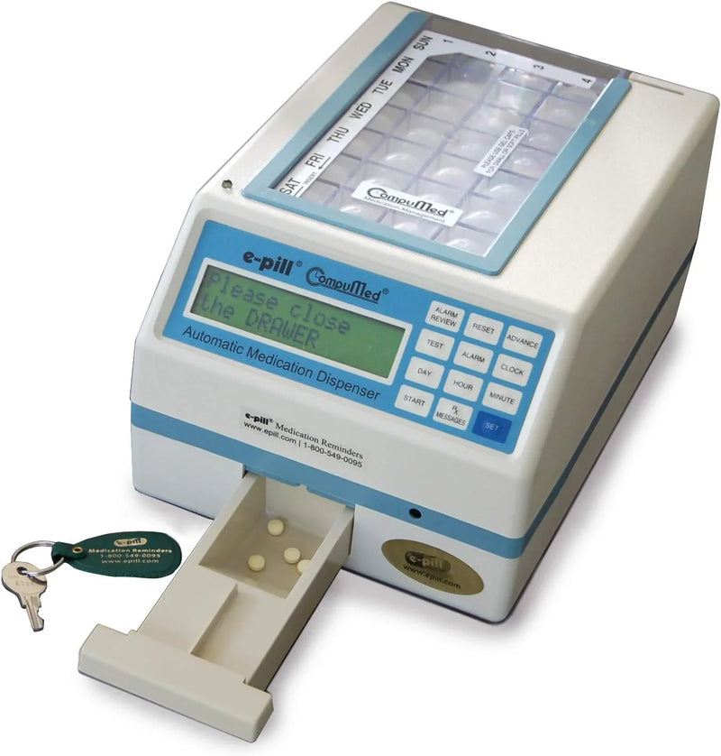 CompuMed - Tamper Resistant Automatic Pill Dispenser - AC Powered S1