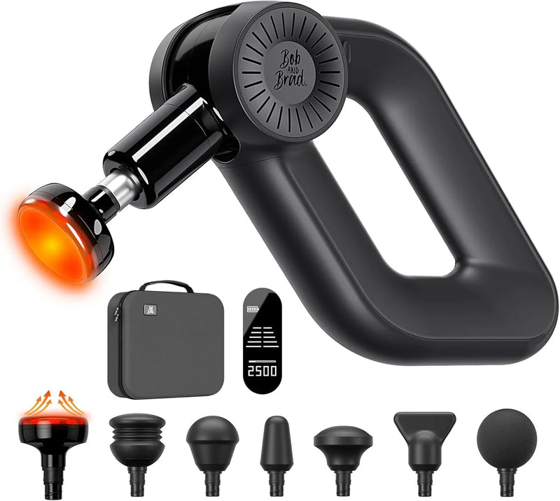 Professional massage gun - deep tissue impact massage, 16mm amplitude, suitable for professional muscle massager for athletes, can relieve pain, quiet electric back massager, as a gift for him C4