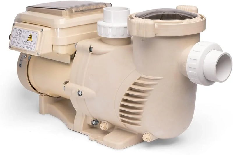 1.5HP Variable 2-Speed Swimming Pool Pump High Flow Above-Ground Swimming Pump Strainer w/ Slip on Fitting X5