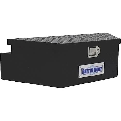 BETTER BUILT 66212321 UTILITY TRAILER TONGUE TOOL BOX, BLACK, WIDE, V SHAPED 39INX16.5INX12IN Z3