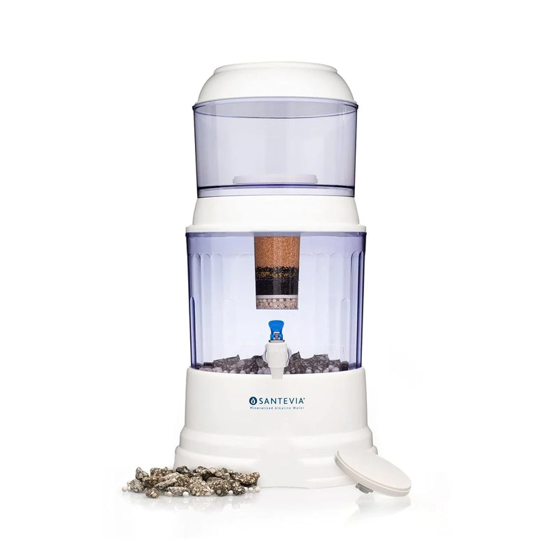 Counter-top type - Enhanced alkaline and fluoride filter | Household water filter that makes water alkaline and adds minerals | Chlorine and fluoride filter D9