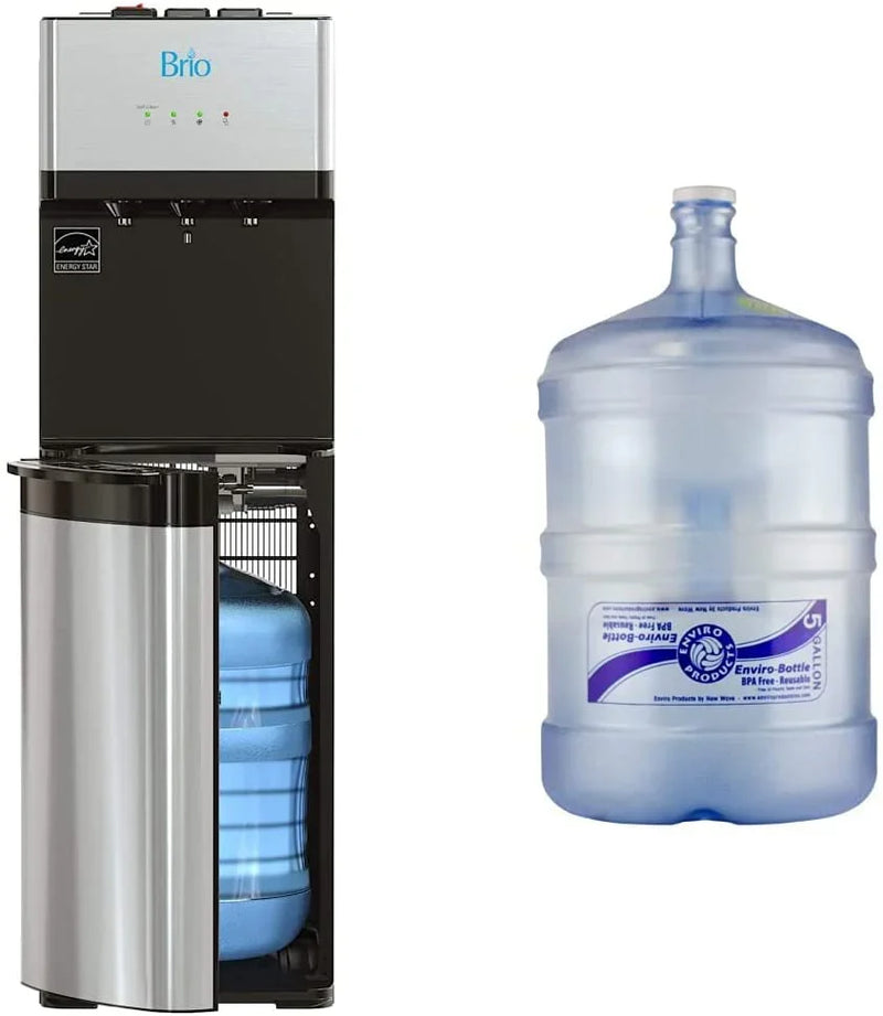 Brio Self Cleaning Bottom Loading Water Cooler Water Dispenser 3 Temperature Settings R7