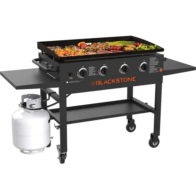 Blackstone 4-Burner 36" Griddle Cooking Station with Side Shelves G2