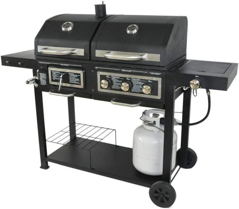 Dual Fuel Combination Charcoal/Gas Grill T3