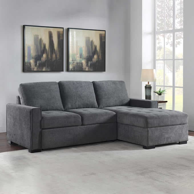 Kendale Sleeper Sofa with Storage Chaise M9